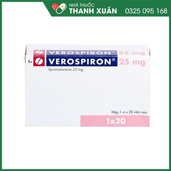 Thuốc Verospiron điều trị tăng huyết áp vô căn